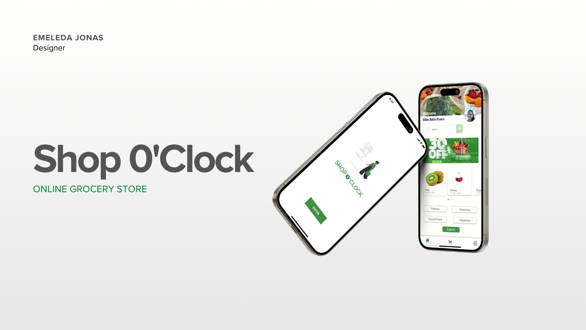 Shop O'Clock - Online Grocery
